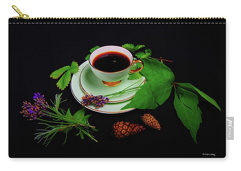 Cup Zip Pouch featuring the photograph Late Summer Coffee by Randi Grace Nilsberg
