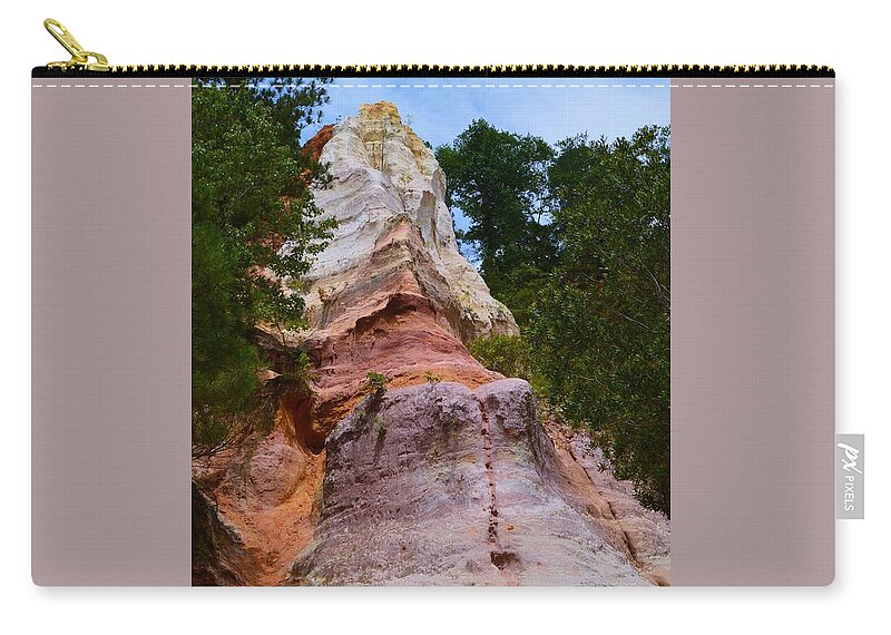 Layers Zip Pouch featuring the photograph Layers by Warren Thompson