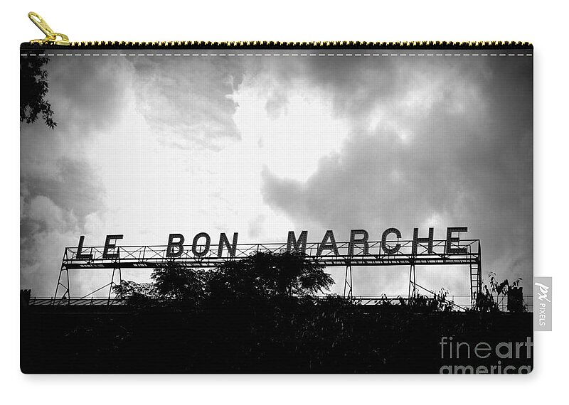 Le Bon Marche Zip Pouch featuring the photograph Le Bon Marche by Andy Thompson