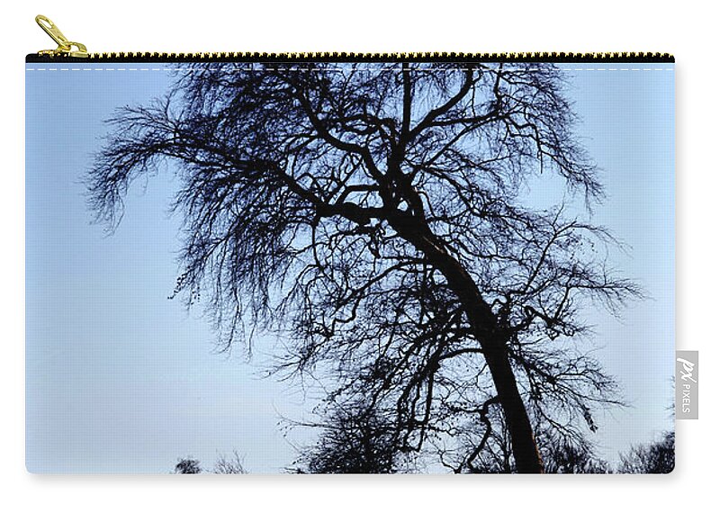 Heaton Zip Pouch featuring the photograph Lean To Thee by Jez C Self