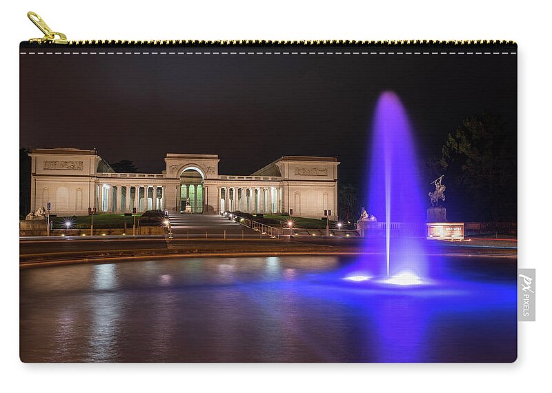 San Zip Pouch featuring the photograph Legion of Honor San Francisco CA by Toby McGuire