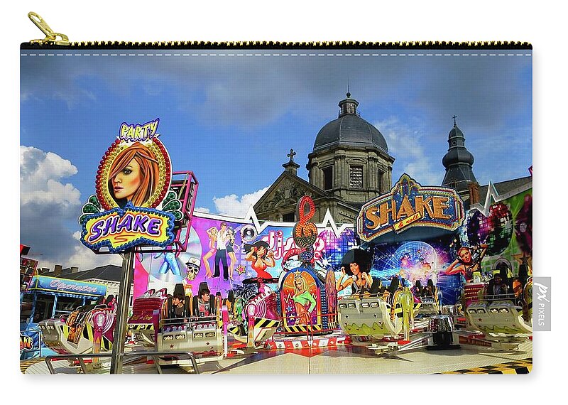 Carnival Zip Pouch featuring the photograph Lenten Carnival by Sarah Lilja