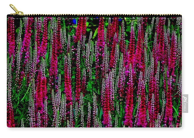 Lumins Zip Pouch featuring the photograph Les Fleurs by Elfriede Fulda