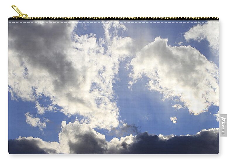 Sky Zip Pouch featuring the photograph Let the Sun Shine by Shoal Hollingsworth