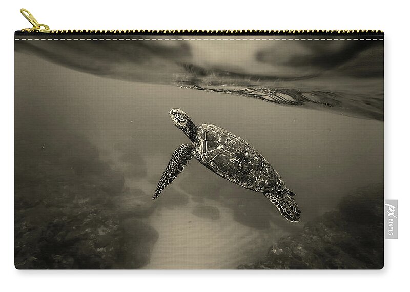 Turtle Zip Pouch featuring the photograph Life Underwater by Mountain Dreams