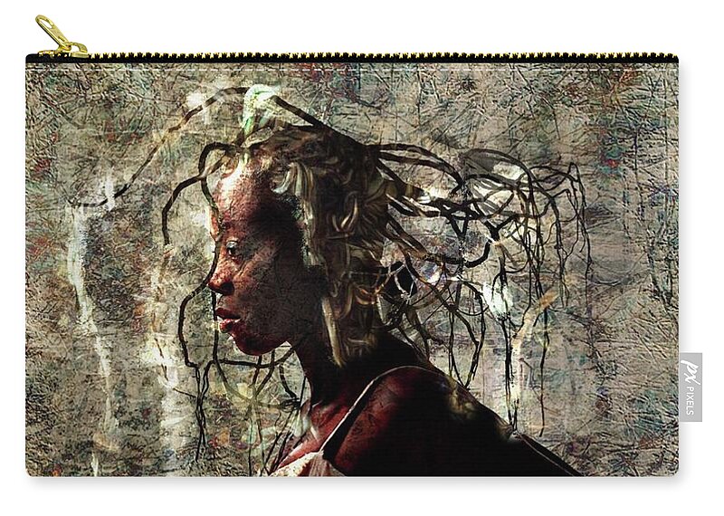 Woman Zip Pouch featuring the digital art Light the Way by Looking Glass Images
