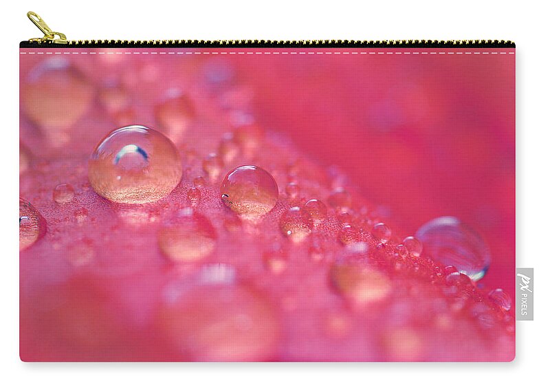 Flower Zip Pouch featuring the photograph ...Like a Dream by Melanie Moraga