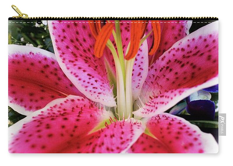 Lily Zip Pouch featuring the photograph Lily by Hugh Smith
