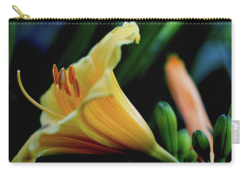 Flower Zip Pouch featuring the photograph Lily by Smilin Eyes Treasures