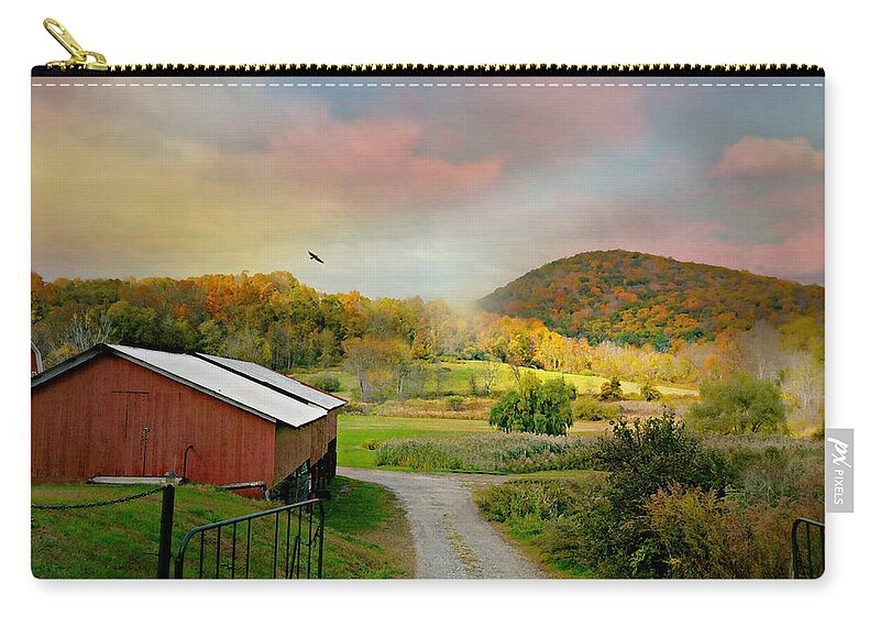Autumn Zip Pouch featuring the photograph One Fine Day #1 by Diana Angstadt