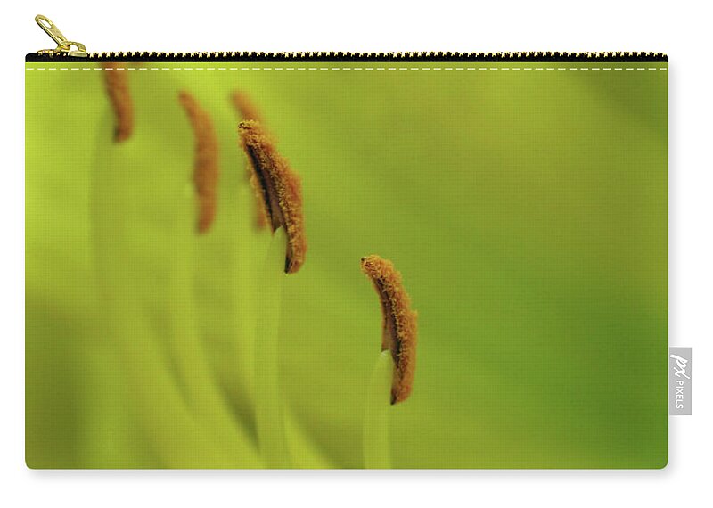 Lily Zip Pouch featuring the photograph Lining Up for Love by Juergen Roth