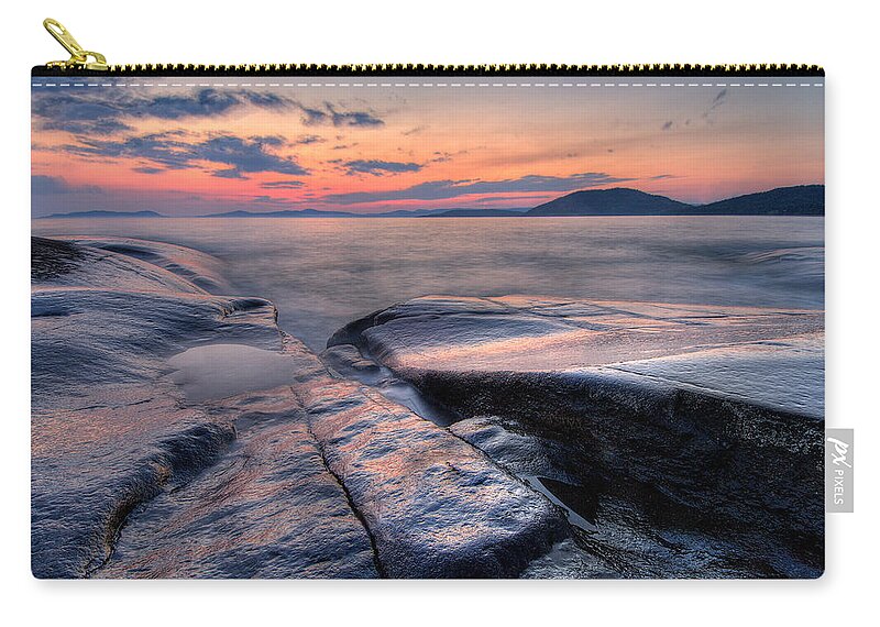 Canada Zip Pouch featuring the photograph Liquid Lagoon by Doug Gibbons