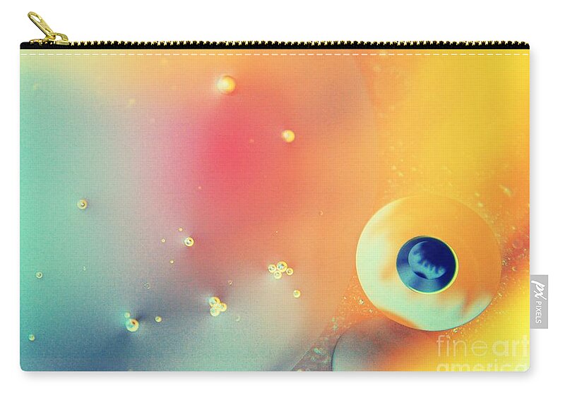 Abstract Zip Pouch featuring the photograph Liquispace 11 by Aimelle Ml
