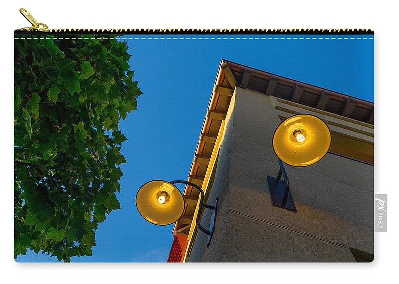 Lamps Carry-all Pouch featuring the photograph Lit Up by Derek Dean