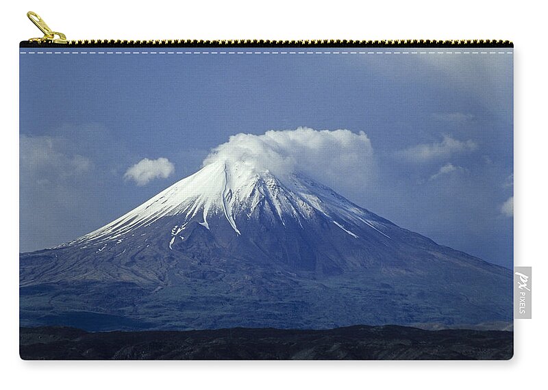 Turkey Zip Pouch featuring the photograph Little Mount Ararat by Michele Burgess