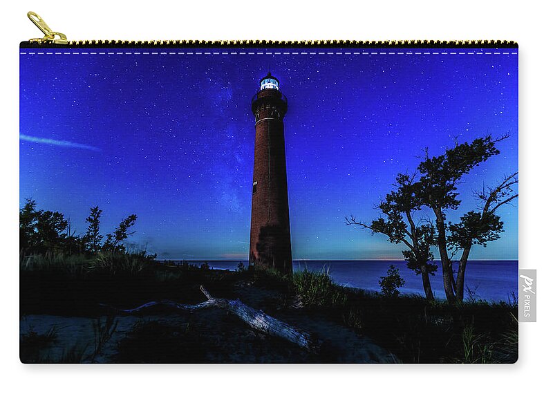 Little Sable Zip Pouch featuring the photograph Little Sable by Joe Holley