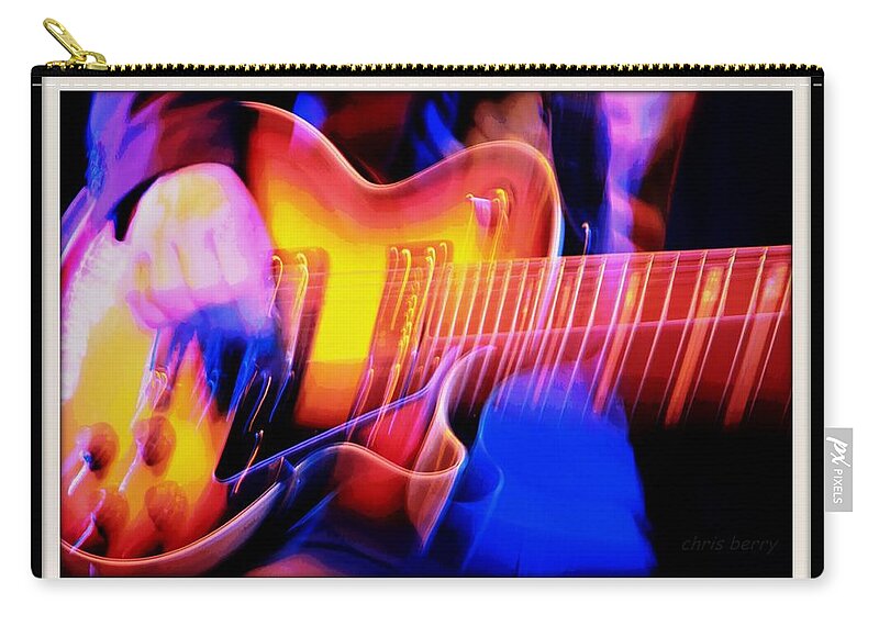 Home Zip Pouch featuring the photograph Live Music by Chris Berry