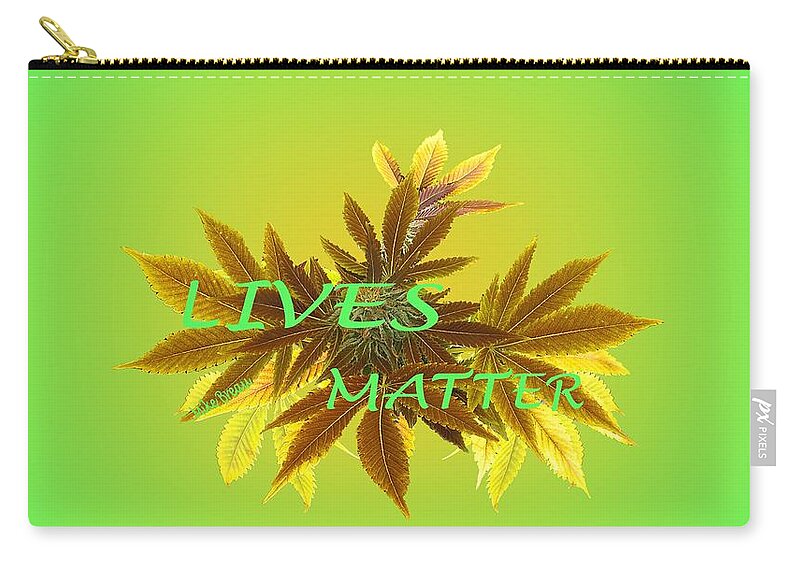 Lives Matter Zip Pouch featuring the photograph Lives Matter by Mike Breau
