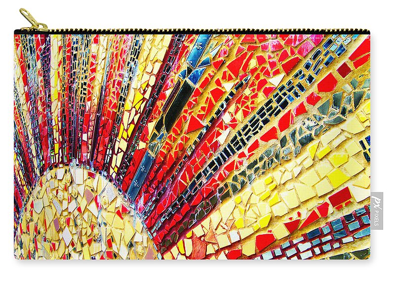 Tracy Van Duinen Zip Pouch featuring the photograph Living Edgewater Mosaic by Kyle Hanson