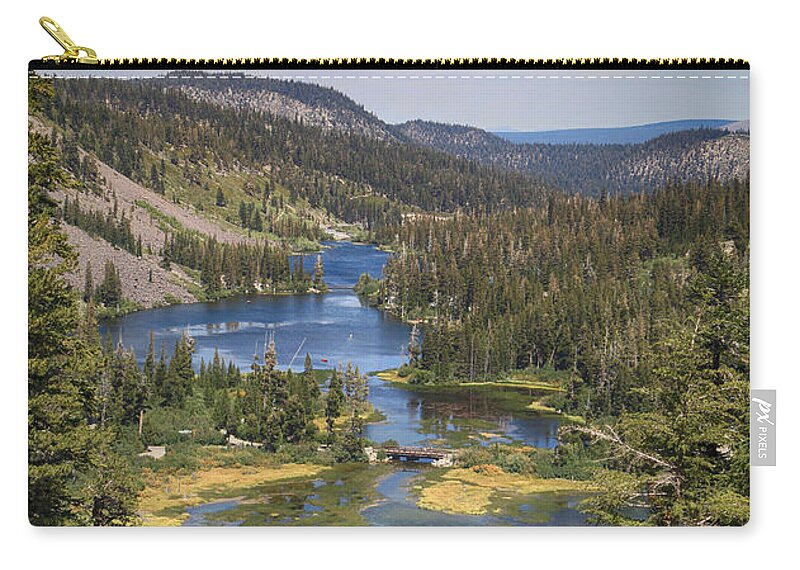 Twin Lakes Zip Pouch featuring the photograph Living by Laurie Search