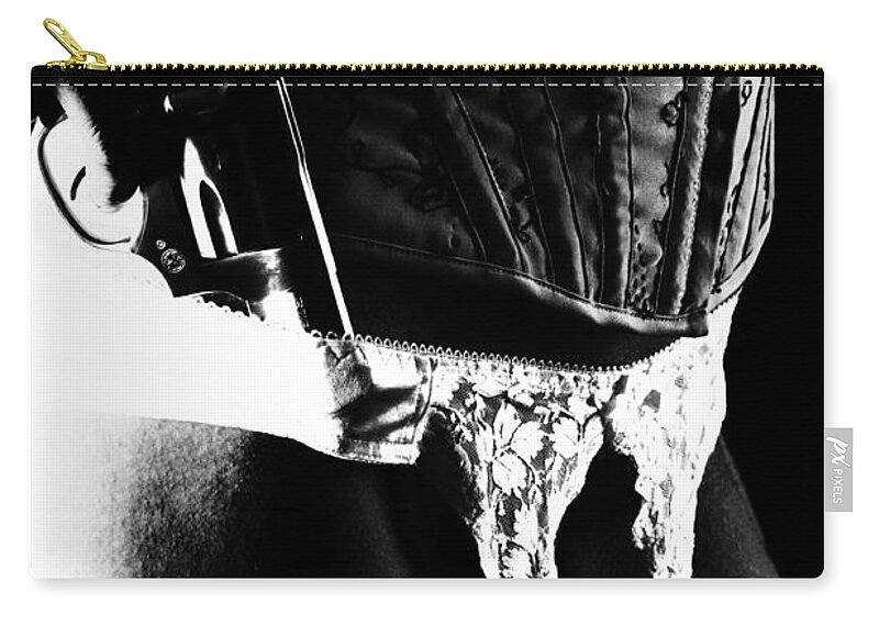 Artistic Carry-all Pouch featuring the photograph Loaded 38 by Robert WK Clark