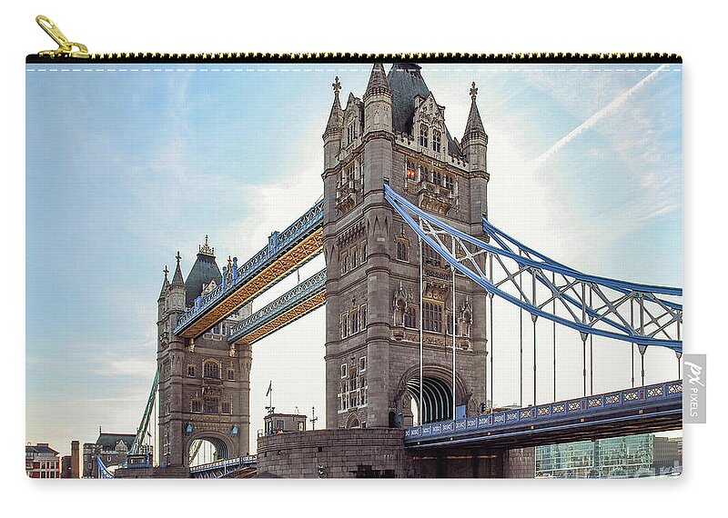 Europe Carry-all Pouch featuring the photograph London - The majestic Tower bridge by Hannes Cmarits