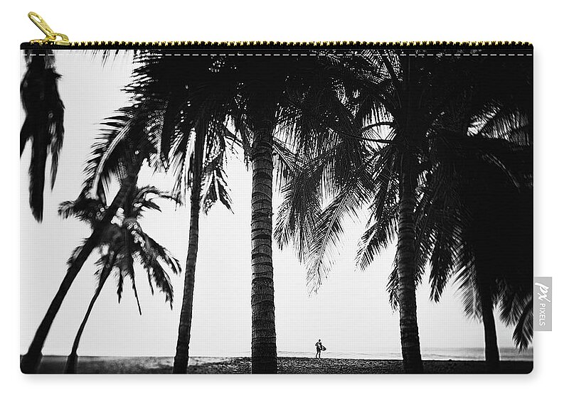 Surfing Zip Pouch featuring the photograph Lone Wolf by Nik West