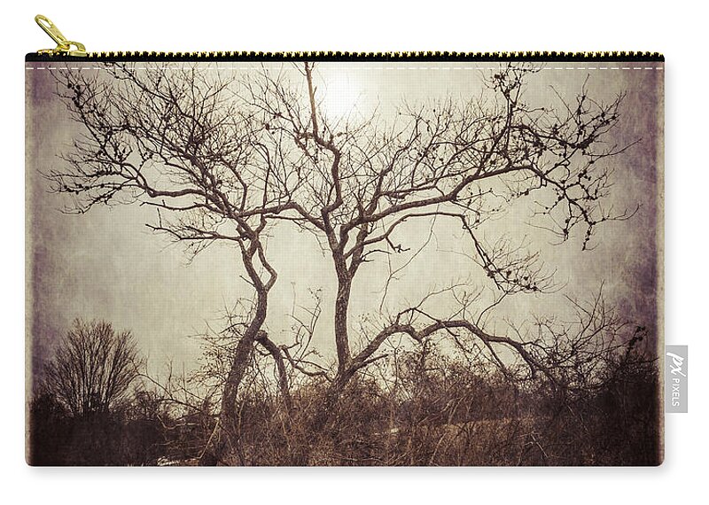 Albumen Zip Pouch featuring the photograph Long Pasture Wildlife Perserve 2 by Frank Winters