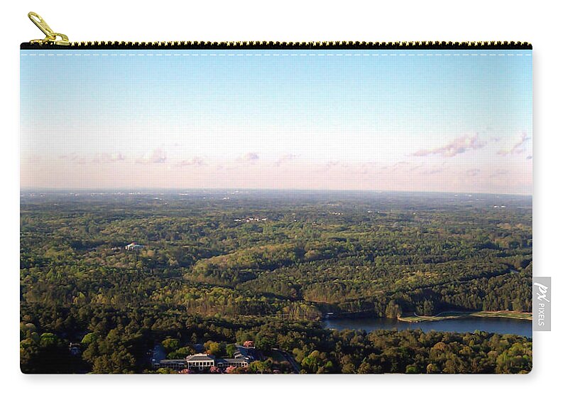 Tennessee Zip Pouch featuring the photograph Look Out Mountain by Debra Forand