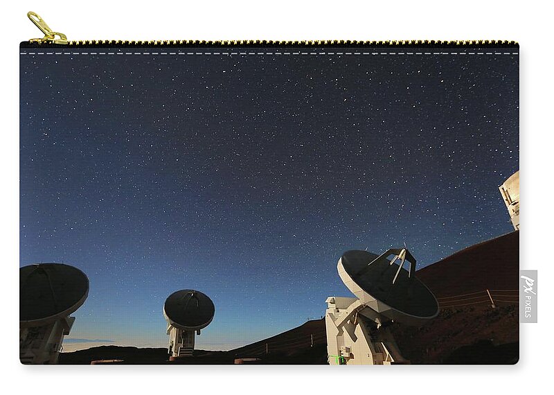 Photosbymch Zip Pouch featuring the photograph Looking for Space by M C Hood