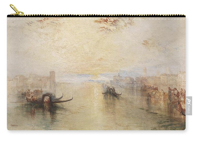Joseph Mallord William Turner 1775�1851  St Benedetto Carry-all Pouch featuring the painting Looking towards Fusina by Joseph Mallord
