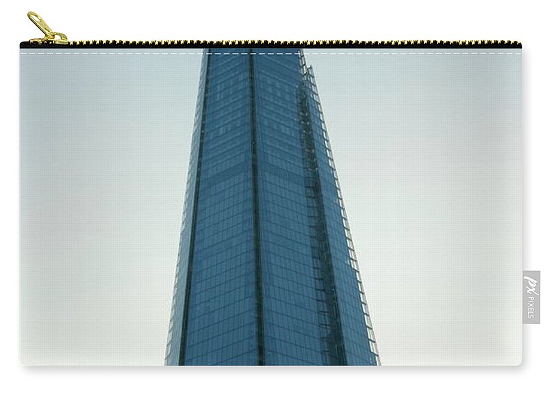 Shard Zip Pouch featuring the photograph Looking Up At The Future by David Birchall