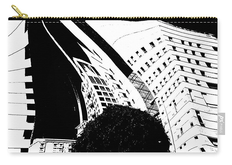 Abstract Zip Pouch featuring the photograph Los Angeles by Jenny Revitz Soper