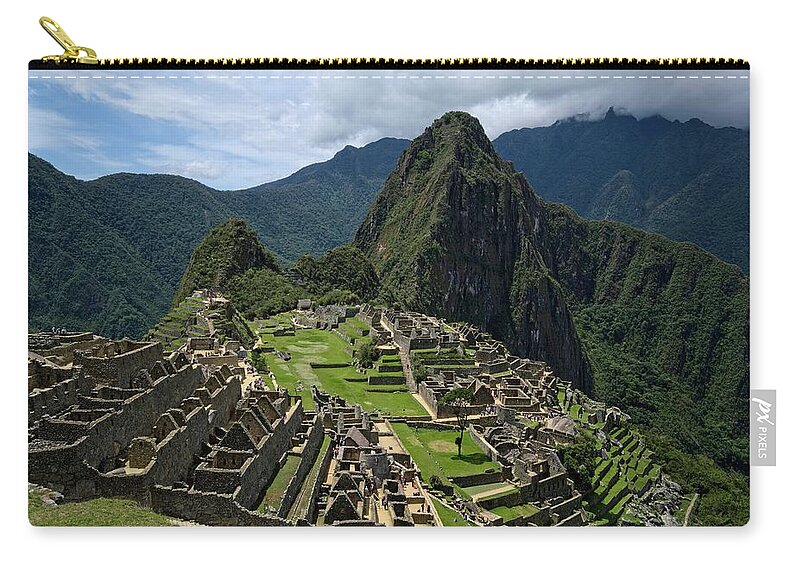 Travel Zip Pouch featuring the photograph Lost City of the Incas - Machu Picchu by Lucinda Walter