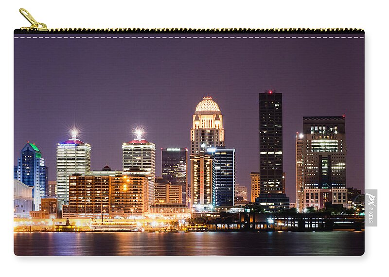 Louisville Zip Pouch featuring the photograph Louisville 1 by Amber Flowers