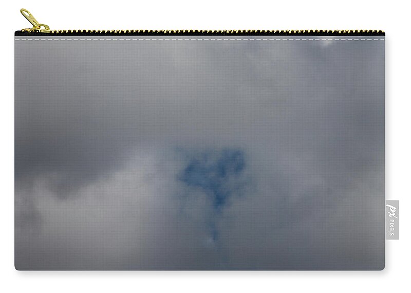 Love Zip Pouch featuring the photograph Love In The Clouds by Cathie Douglas