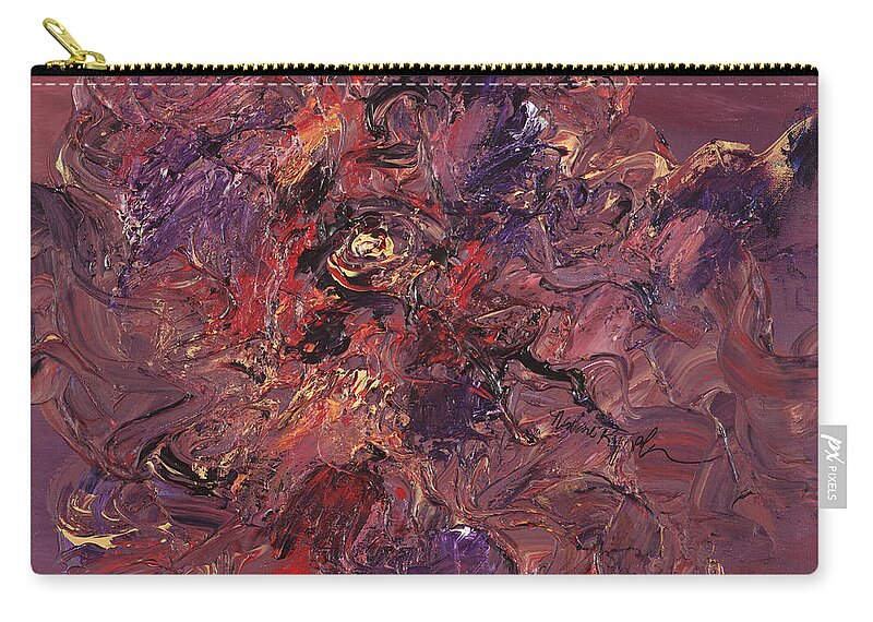 Love Carry-all Pouch featuring the painting Love by Nadine Rippelmeyer