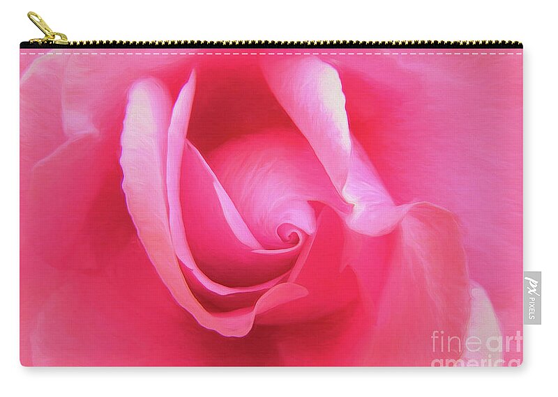Love Pink Zip Pouch featuring the photograph Love Pink by Scott Cameron