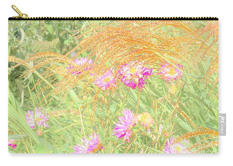 Flowers Zip Pouch featuring the photograph Love that Color by Merle Grenz