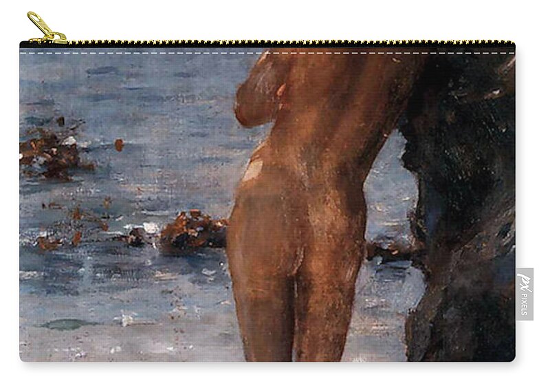 Lover Carry-all Pouch featuring the painting Lover of the Sun by Henry Scott Tuke