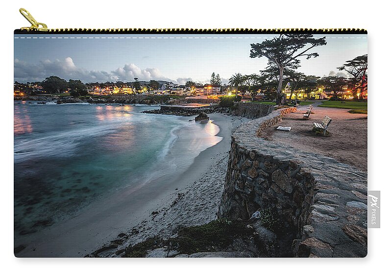 Landscape Zip Pouch featuring the photograph Lover's Point by Margaret Pitcher