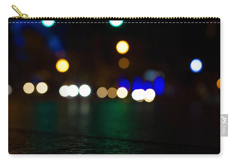 Lights Zip Pouch featuring the photograph Low Profile by Mike Dunn