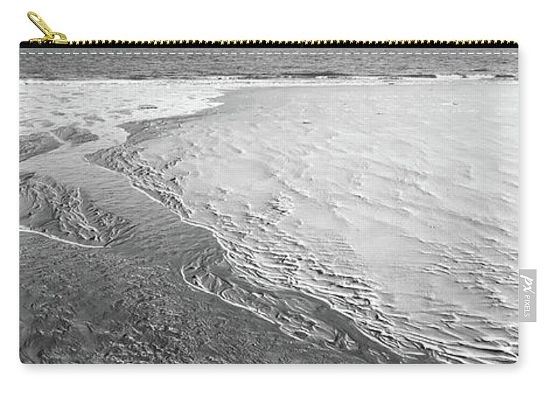 Beach Zip Pouch featuring the photograph Low Tide by Jacky Gerritsen
