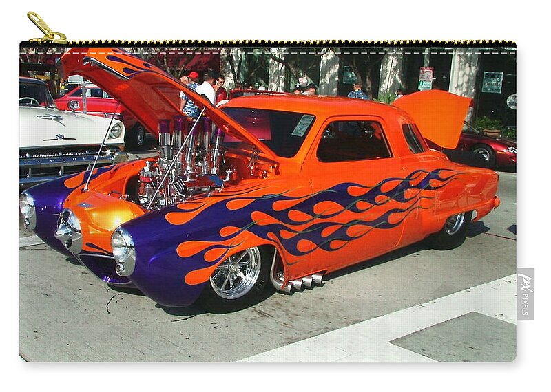 Lowrider Zip Pouch featuring the photograph Lowrider by Jackie Russo