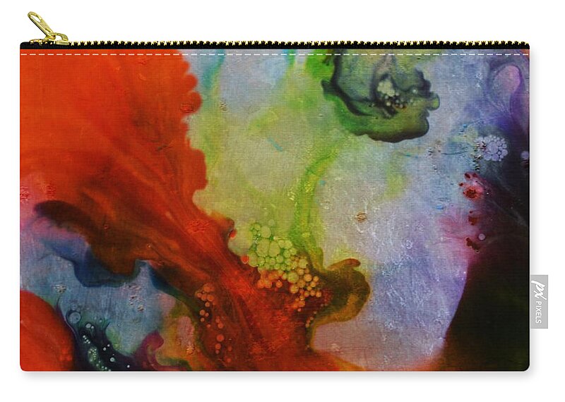 Lucid Dream Zip Pouch featuring the painting Lucid Dream by Marianna Mills