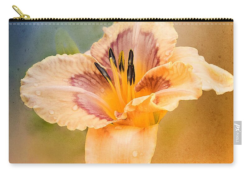 Lilly Zip Pouch featuring the photograph Luminosity by Betty LaRue