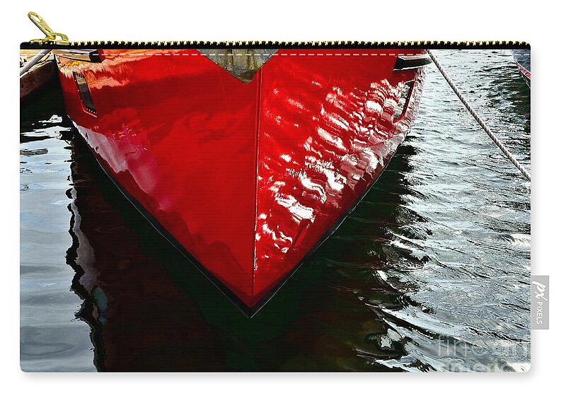 Abstract Zip Pouch featuring the photograph Lush Life by Lauren Leigh Hunter Fine Art Photography