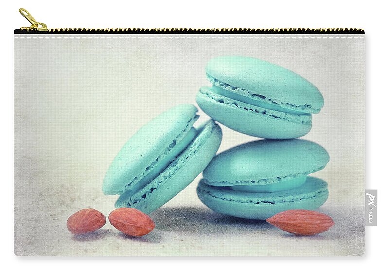 Macaroon Zip Pouch featuring the photograph Luxury Indulgence by Iryna Goodall