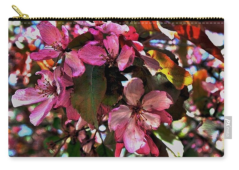 Photo Zip Pouch featuring the photograph Magnolia Abstract by Marsha Heiken