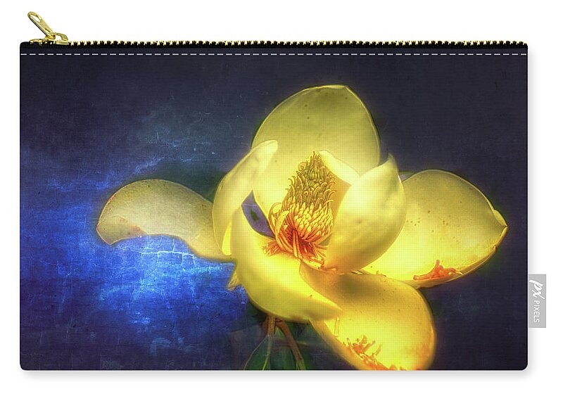 Magnolia Zip Pouch featuring the photograph Magnolia by Ches Black